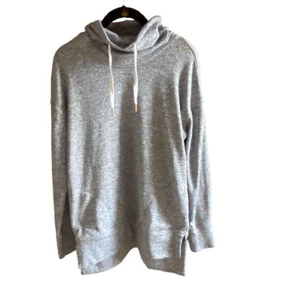 Old Navy Active Womens Mock Neck Athletic Sweatshirt-Gray-Small-GUC - Picture 1 of 9